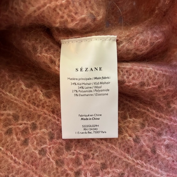 Sezane Pink Jake Jumper - Picture 7 of 10